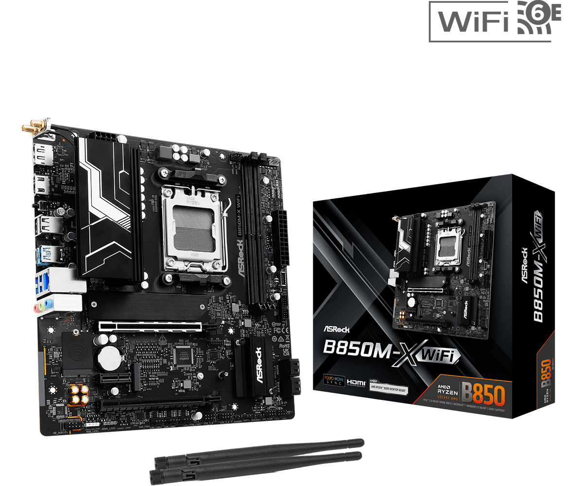 ASROCK New B850M-X WIFI 6E AMD - đánh giá và giá X870E Atx Motherboard