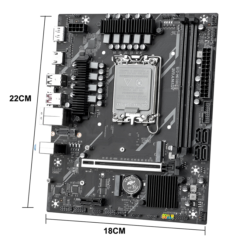 JGINYUE H810M-D/B M-ATX Gaming - đánh giá và giá Lga1851 Gaming Motherboard